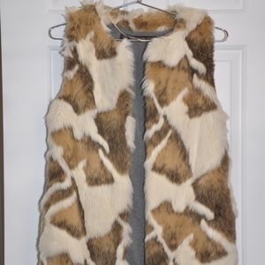 Zara Faux Fur Vest